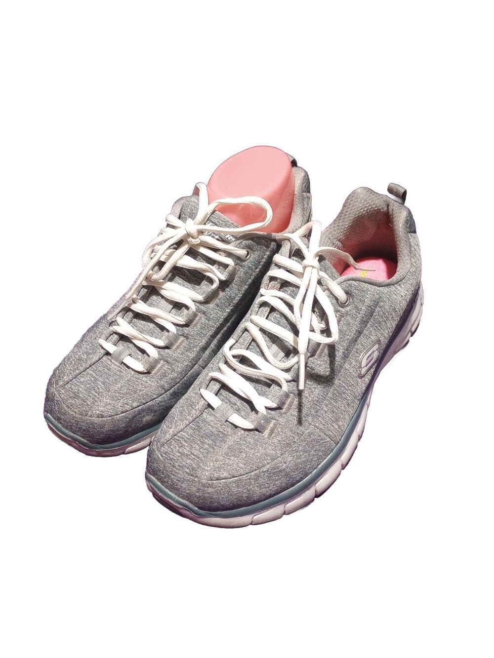 Skechers Womens Flex Elite 11863 Gray Running Shoes Sneakers Size 10